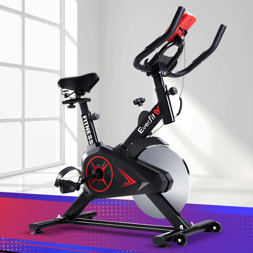 Everfit Spin Exercise Bike, Flywheel Cycling Home Gym Fitness