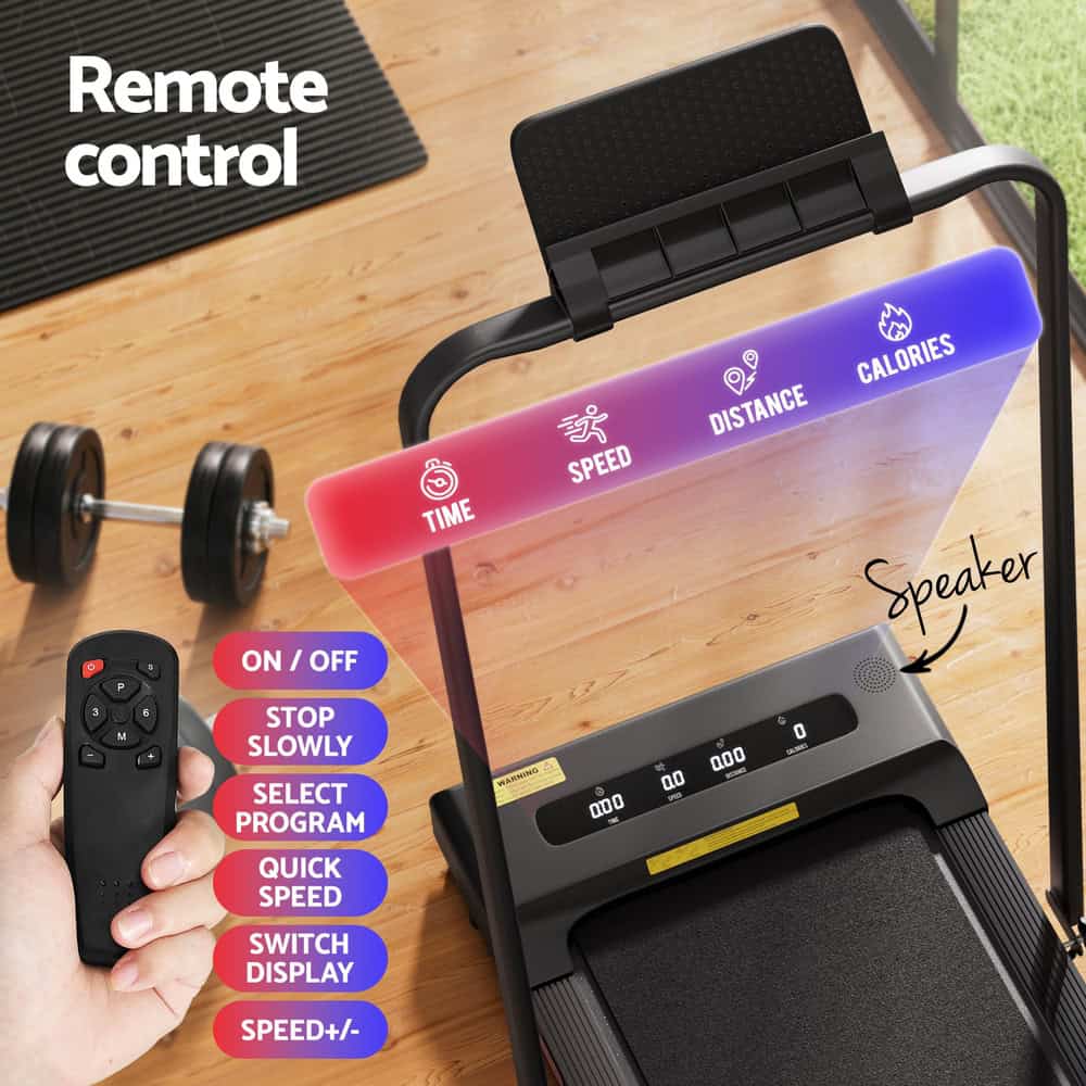 Everfit Walking Pad in home office under desk