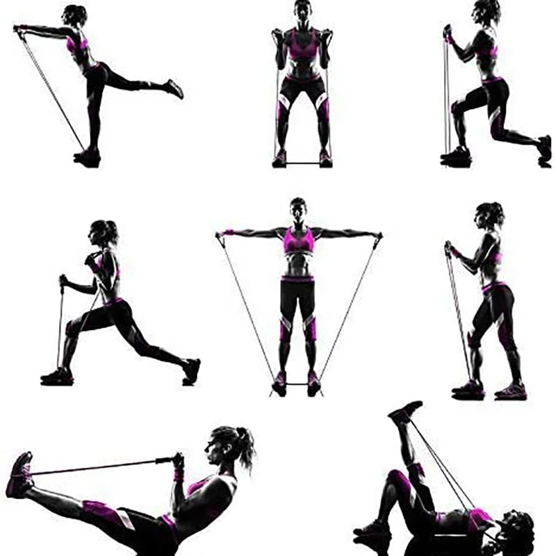 Resistance Bands With Handles, Exercise Bands, Workout Bands With