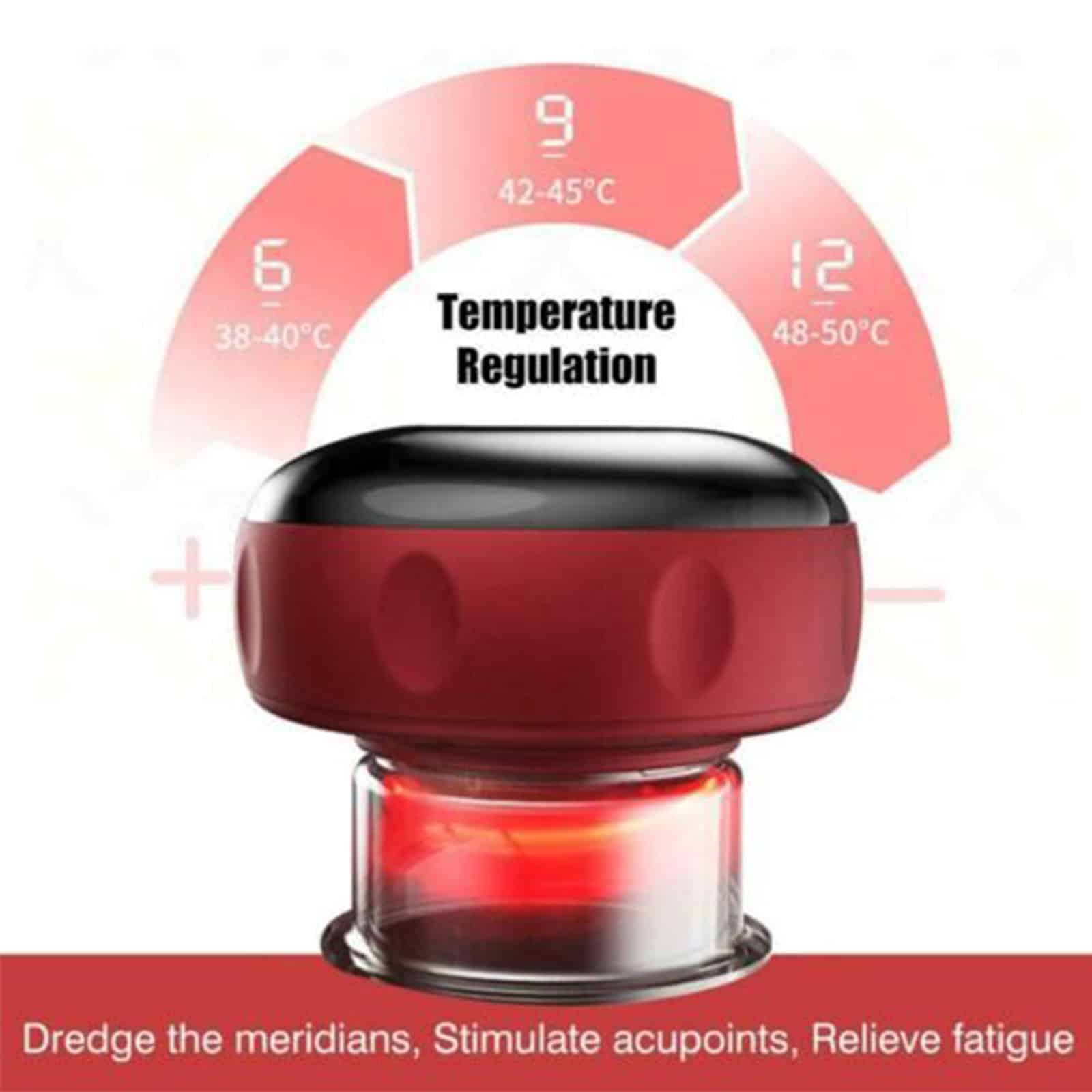 Compact Cupping Device for Pain Relief and Body Sculpting