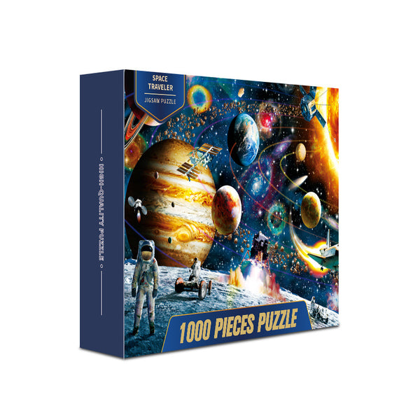 Paper Toys Space Passenger 1000-Piece Puzzle | Stunning Cosmic Artwork ...